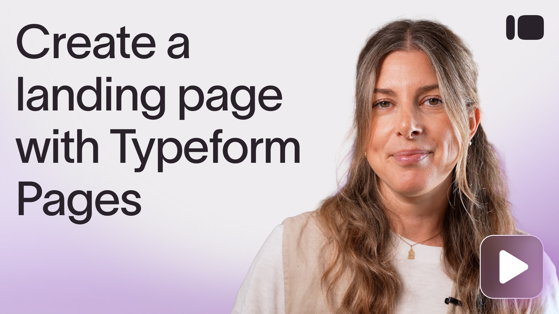 ▶️ Create a landing page using Typeform Pages